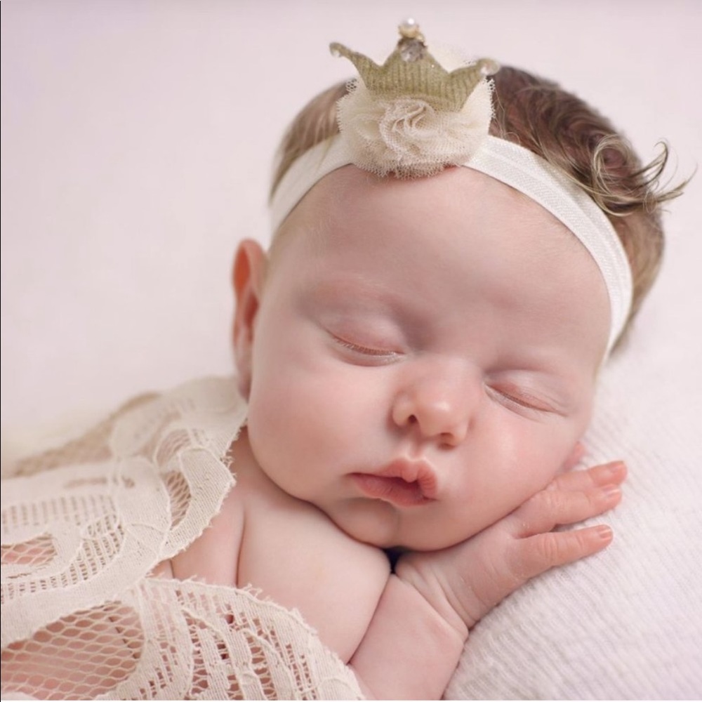Cute Cute ivory crown headband